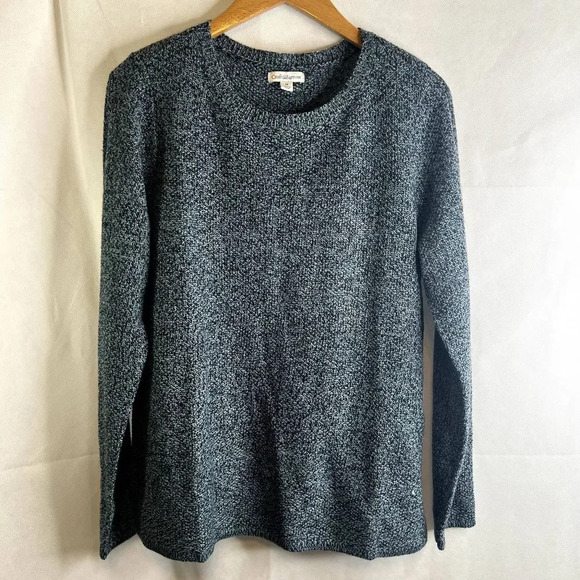 Croft & Barrow Marled Knit Scoop Neck Sweater Size Medium - Picture 8 of 8